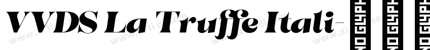 VVDS La Truffe Itali字体转换